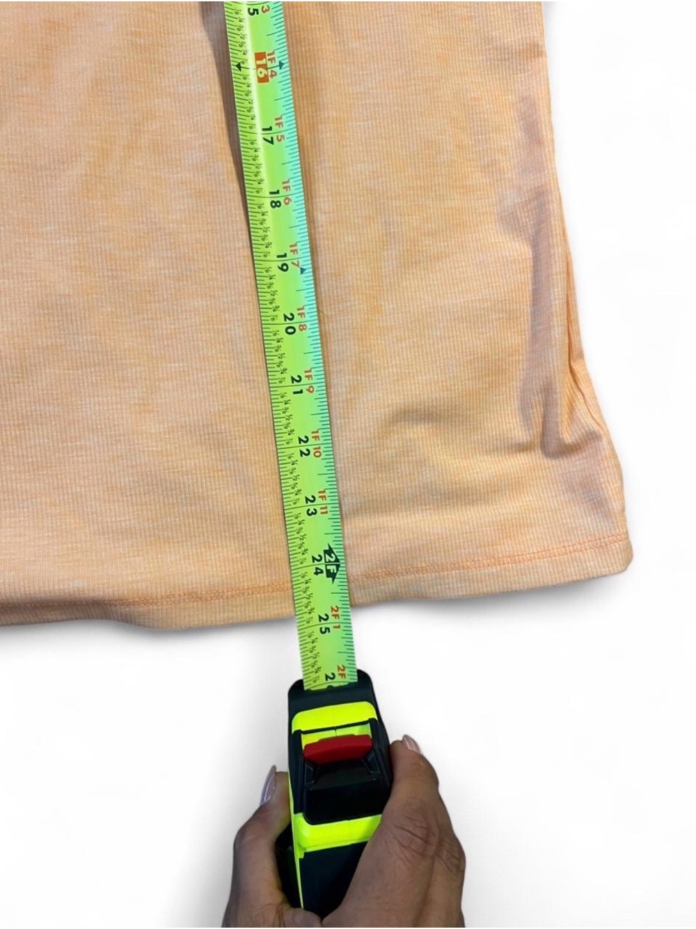 The North Face Women's Scoop-Back Short Sleeve Tee in Peach - Picture 6 of 7